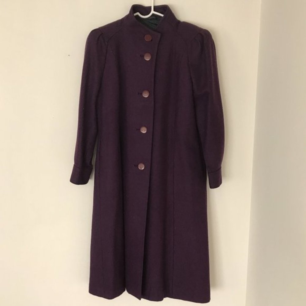 NEW Women's Long Coat in Purple Size M